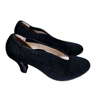 Beautifeel Black Suede High Heel Pumps